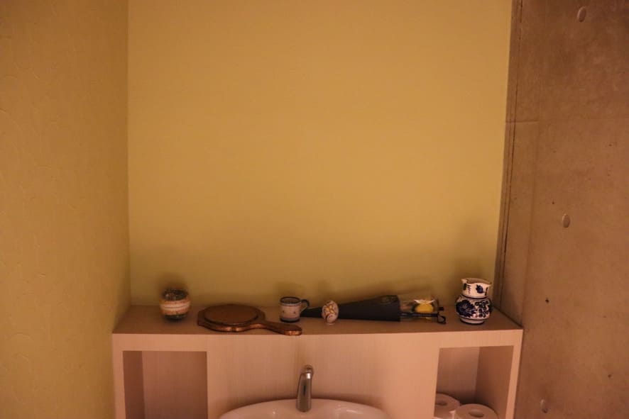 旬菜とイタリアンDAMA トイレの壁紙